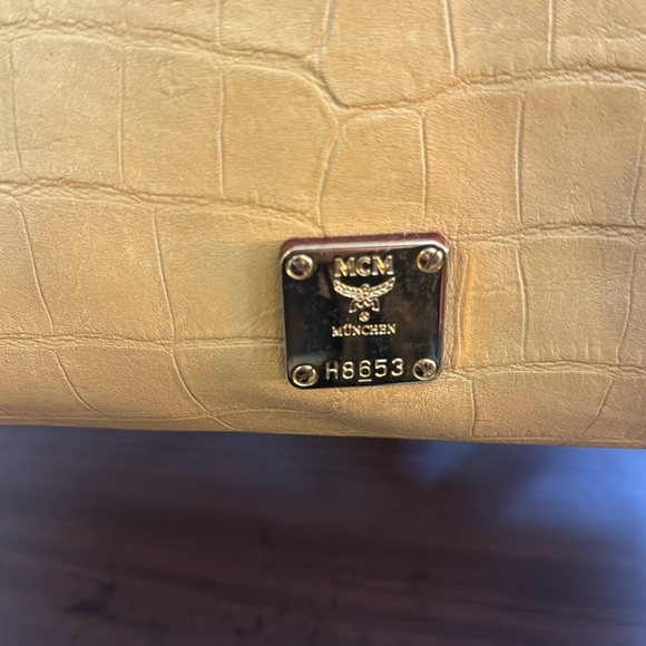 Authentic MCM Croc Skin Bag - Picture 3 of 15